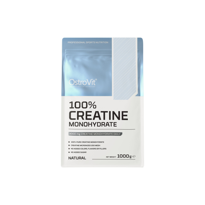 Kreatin Monohydrat Naturell 1000g i gruppen Kosttillskott / Övriga kosttillskott / Specialtillskott hos Rawfoodshop Scandinavia AB (OSTROVIT-02)
