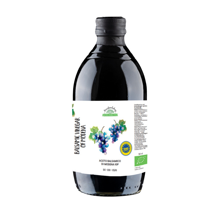 Balsamvinäger Modena RAW EKO 500 ml i gruppen Råvaror & Dryck / Skafferiet / Smaksättning / Vinäger hos Rawfoodshop Scandinavia AB (PFO19SY050006)