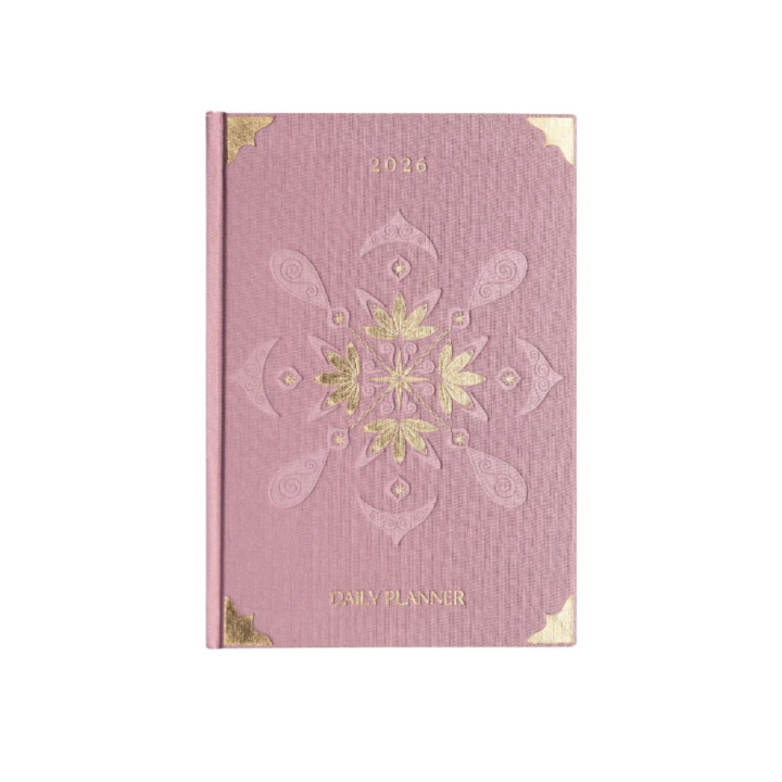 Dagbok Motivation 2026 Ros i gruppen Hem & Själ / Harmonisk livsstil / Böcker & journaler hos Rawfoodshop Scandinavia AB (PLANERROSE25)