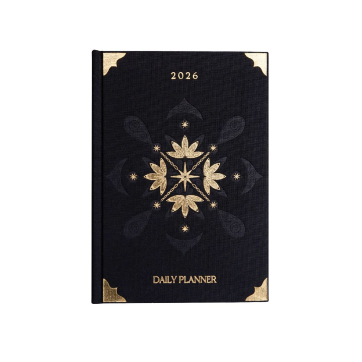 Dagbok Motivation 2026 Svart i gruppen Hem & Själ / Harmonisk livsstil / Böcker & journaler hos Rawfoodshop Scandinavia AB (PLANNERBLACK25)