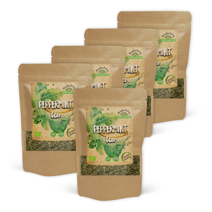Pepparmint Te EKO 100g x 5 paket i gruppen Råvaror & Dryck / Drycker / Teer hos Rawfoodshop Scandinavia AB (PMT10-SET5)