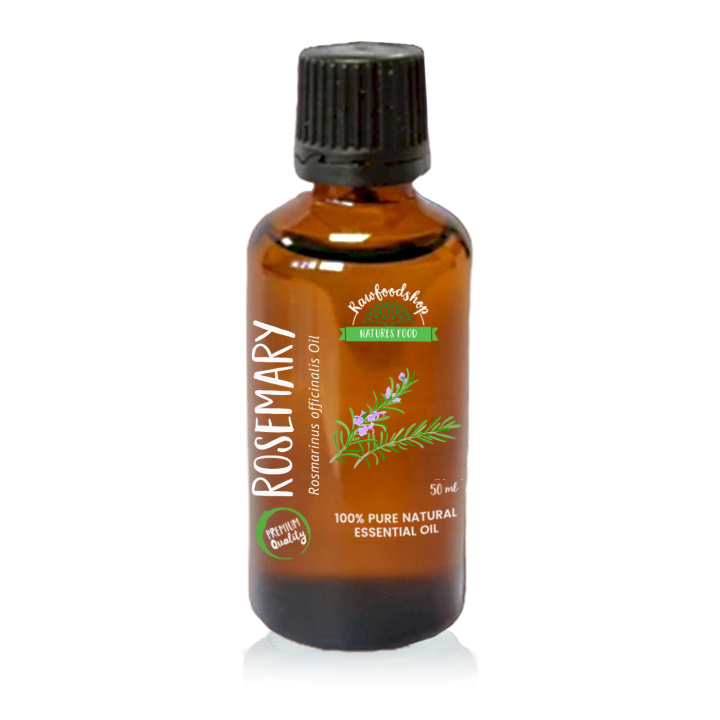Rosmarin Eterisk Olja 50ml i gruppen Hud & Kropp / Naturlig DIY / Eteriska oljor hos Rawfoodshop Scandinavia AB (PREOUL-05)
