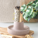 Palo Santo Rökelseskål Greige