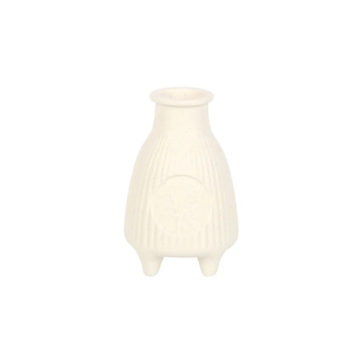 Palo Santo Brännare Krämfärgad i gruppen Hem & Själ / Stämning & doft / Rökelsehållare & fat hos Rawfoodshop Scandinavia AB (PS-02125)