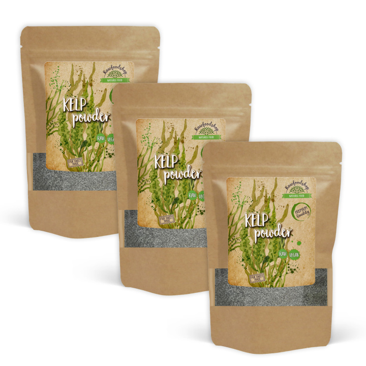 Kelp Pulver Vild 250g x 3 paket i gruppen Råvaror & Dryck / Hälsokost / Alger & Sjögräs hos Rawfoodshop Scandinavia AB (RALG100217E250-SET3)