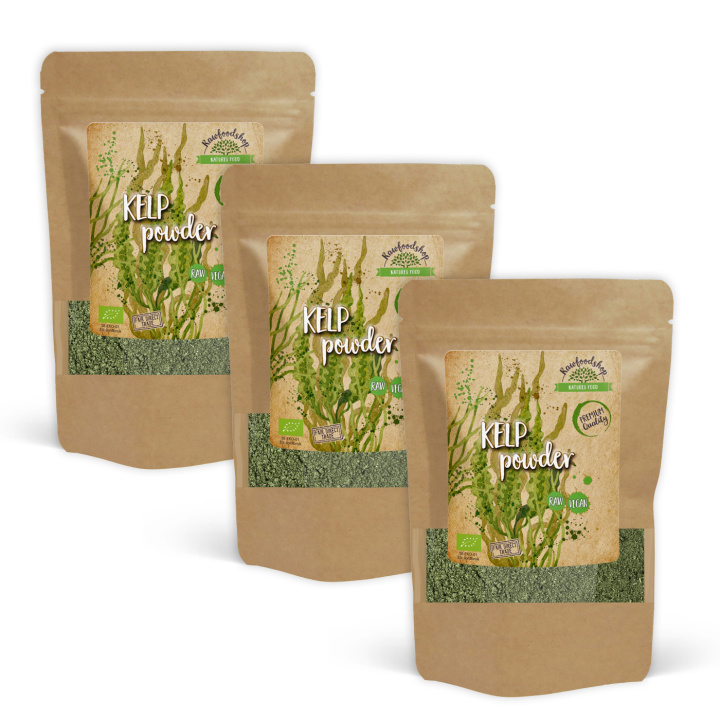 Kelp Pulver Vild 250g x 3 paket i gruppen Råvaror & Dryck / Hälsokost / Alger & Sjögräs hos Rawfoodshop Scandinavia AB (RALG100217E250-SET3)