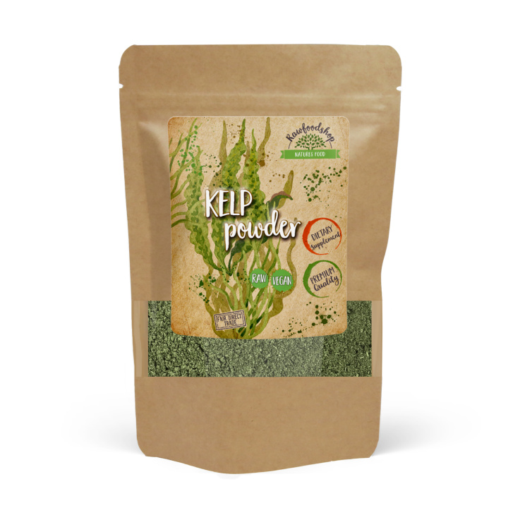 Kelp Pulver 125g i gruppen Kosttillskott / Örter & Växter / Algtillskott hos Rawfoodshop Scandinavia AB (RALG100217E)