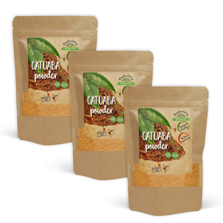 Catuaba pulver 125g x 3 paket i gruppen Kosttillskott / Örter & Växter / Örter hos Rawfoodshop Scandinavia AB (RAW00203-SET3)