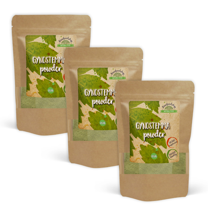 Gynostemmapulver 250g x 3 paket i gruppen Kosttillskott / Örter & Växter / Örter hos Rawfoodshop Scandinavia AB (RAW00205-250-SET3)