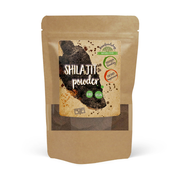 Shilajit Pulver 250g i gruppen Kosttillskott / Örter & Växter / Örter hos Rawfoodshop Scandinavia AB (RAW00210250)