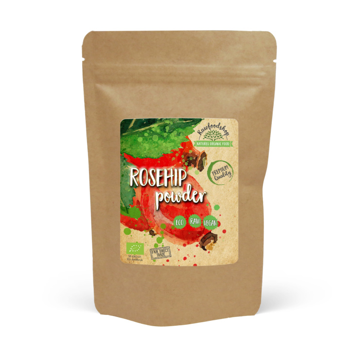 Nyponpulver EKO 100g i gruppen Råvaror & Dryck / Frukt & Bär / Nypon hos Rawfoodshop Scandinavia AB (RAW00217)