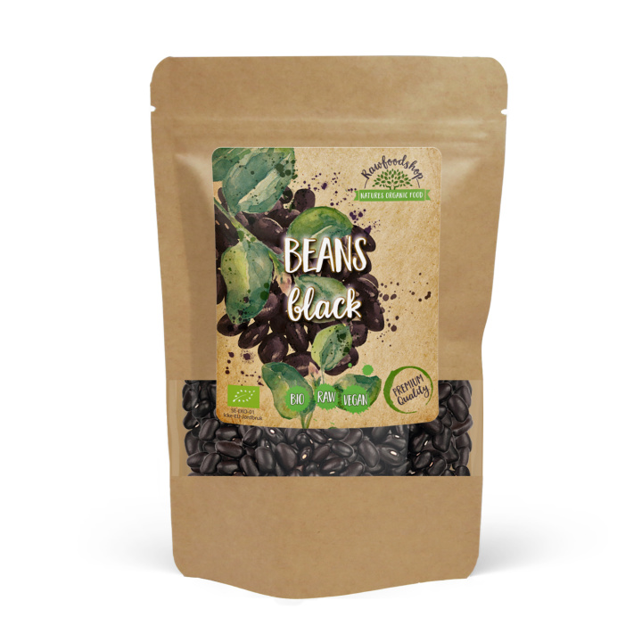 Bönor Svarta EKO 1kg i gruppen Råvaror & Dryck / Skafferiet / Baljväxter / Bönor hos Rawfoodshop Scandinavia AB (RAW00281)