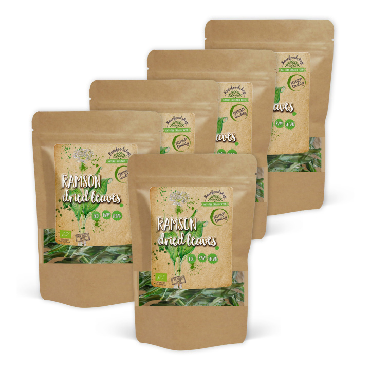 Ramslök EKO 50g x 5 paket i gruppen Råvaror & Dryck / Skafferiet / Kryddor & Salt hos Rawfoodshop Scandinavia AB (RAW027-SET5)