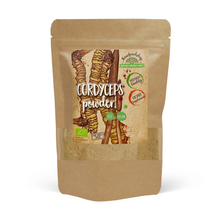Cordyceps Pulver EKO 250g i gruppen Kosttillskott / Örter & Växter / Svampar hos Rawfoodshop Scandinavia AB (RAW087-250)