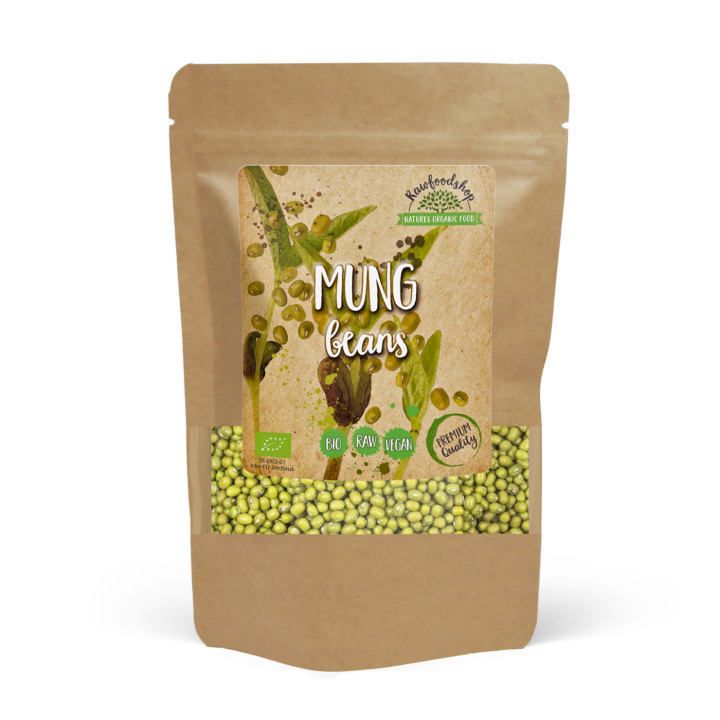 Mungbönor EKO 1kg i gruppen Råvaror & Dryck / Skafferiet / Baljväxter hos Rawfoodshop Scandinavia AB (RAW8080981)