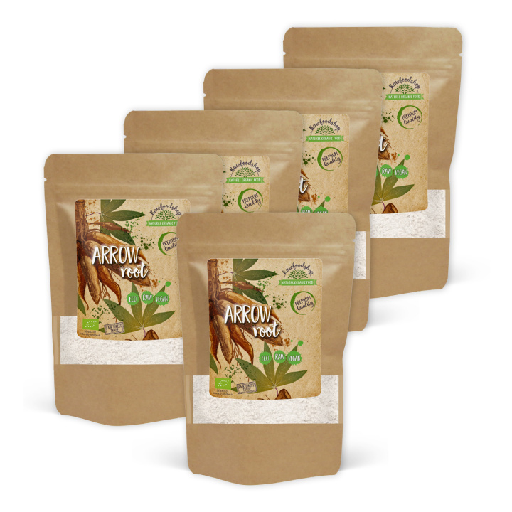 Arrowrot pulver EKO 50g x 5 paket i gruppen Råvaror & Dryck / Bakning / Ingredienser Övriga hos Rawfoodshop Scandinavia AB (RAW9365-SET5)