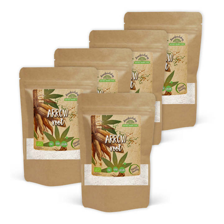 Arrowrot pulver EKO 50g x 5 paket i gruppen Råvaror & Dryck / Bakning / Ingredienser Övriga hos Rawfoodshop Scandinavia AB (RAW9365-SET5)