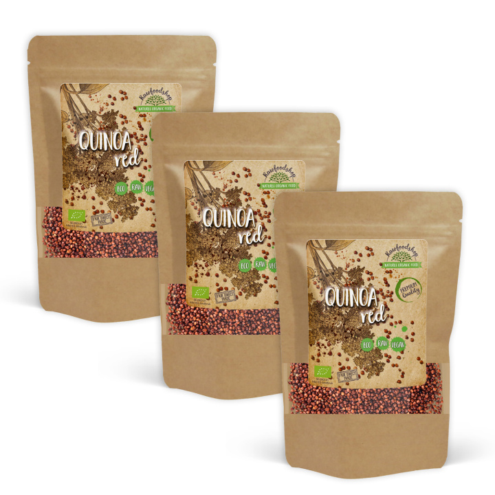 Quinoa Röd EKO 500g x 3 paket i gruppen Råvaror & Dryck / Hälsokost / Frön hos Rawfoodshop Scandinavia AB (RAW9878798-SET3)