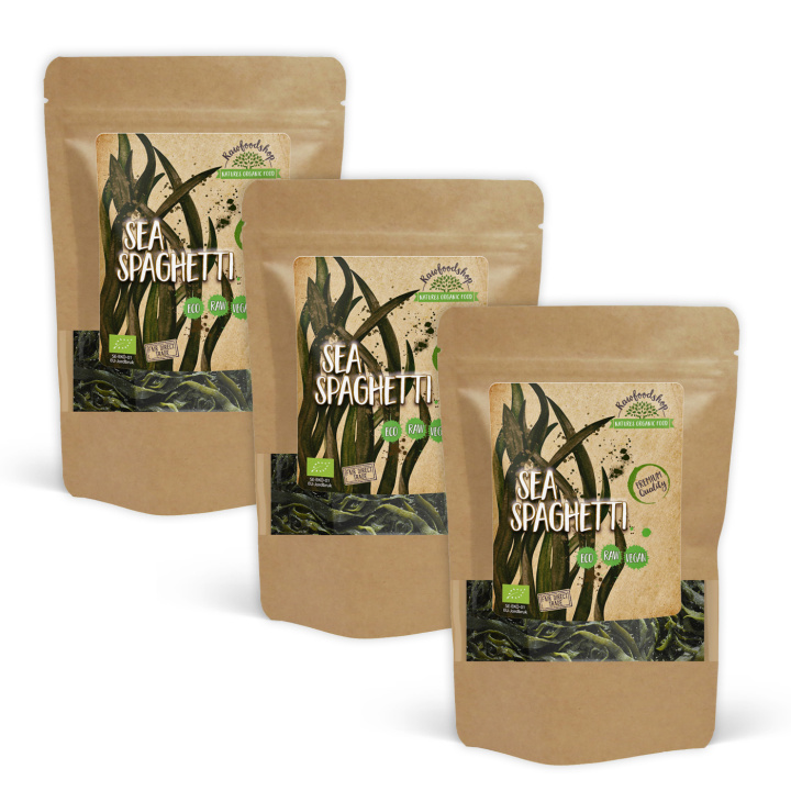 Sea Spagetti EKO 125g x 3 paket i gruppen Råvaror & Dryck / Hälsokost / Alger & Sjögräs hos Rawfoodshop Scandinavia AB (RAWALG001-SET3)