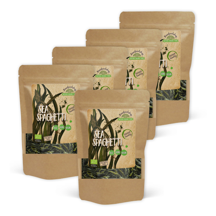 Sea Spagetti EKO 125g x 5 paket i gruppen Råvaror & Dryck / Hälsokost / Alger & Sjögräs hos Rawfoodshop Scandinavia AB (RAWALG001-SET5)