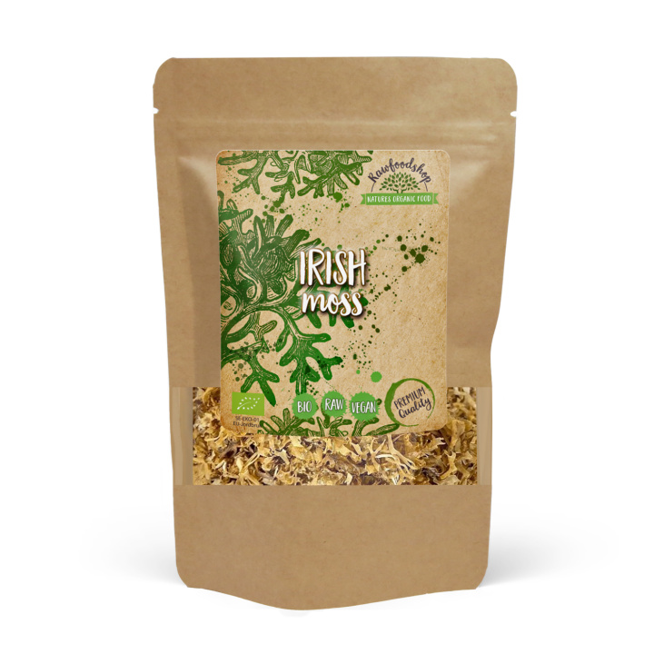 Irish Moss EKO 125g i gruppen Råvaror & Dryck / Hälsokost / Alger & Sjögräs hos Rawfoodshop Scandinavia AB (RAWALG004)