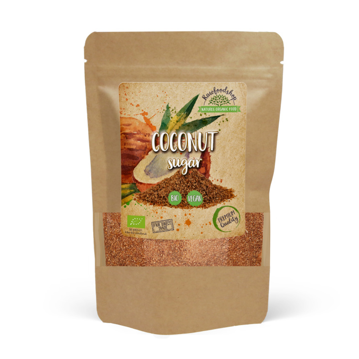 Kokossocker EKO 500g i gruppen Råvaror & Dryck / Bakning / Sötning hos Rawfoodshop Scandinavia AB (RAWKO001)