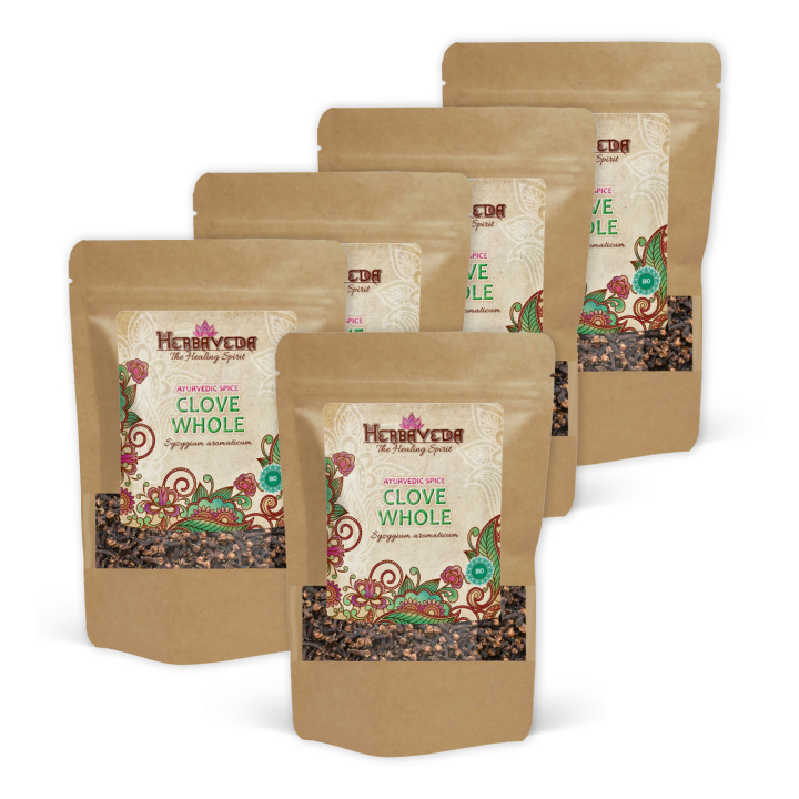 Kryddnejlika Hel EKO 50g x 5 paket i gruppen Råvaror & Dryck / Skafferiet / Kryddor & Salt hos Rawfoodshop Scandinavia AB (RAWKRY01-SET5)