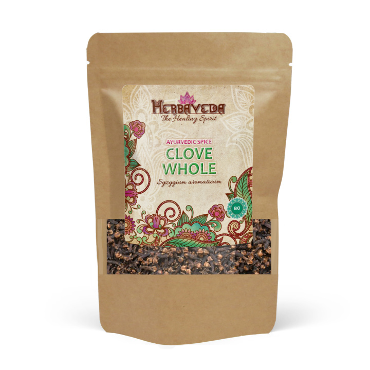 Kryddnejlika Hel EKO 50g i gruppen Råvaror & Dryck / Skafferiet / Kryddor & Salt hos Rawfoodshop Scandinavia AB (RAWKRY01)