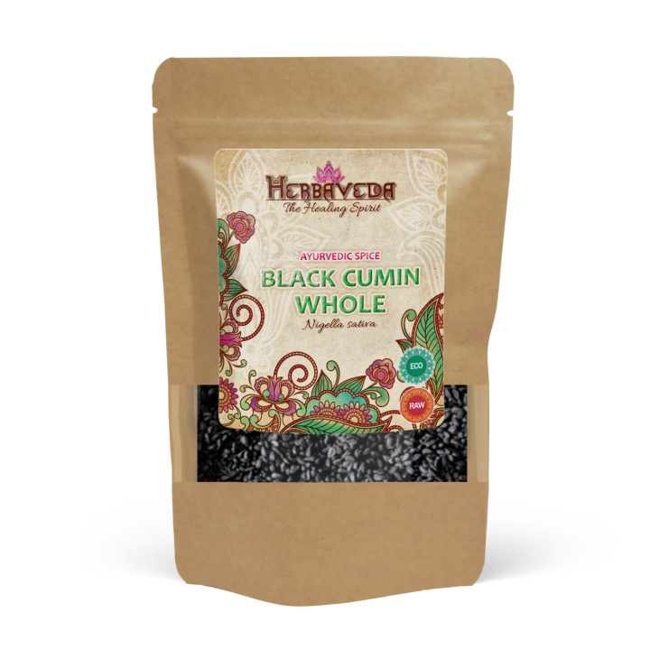 Svartkummin Frön EKO 100g i gruppen Råvaror & Dryck / Skafferiet / Kryddor & Salt hos Rawfoodshop Scandinavia AB (RAWNIG001)