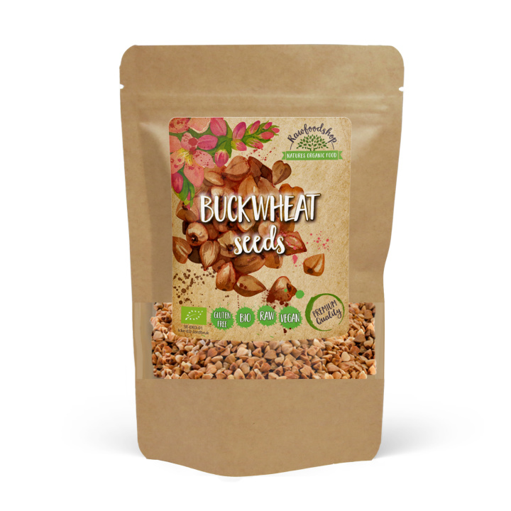 Bovete EKO 500g i gruppen Råvaror & Dryck / Hälsokost / Frön hos Rawfoodshop Scandinavia AB (RBON500048E)