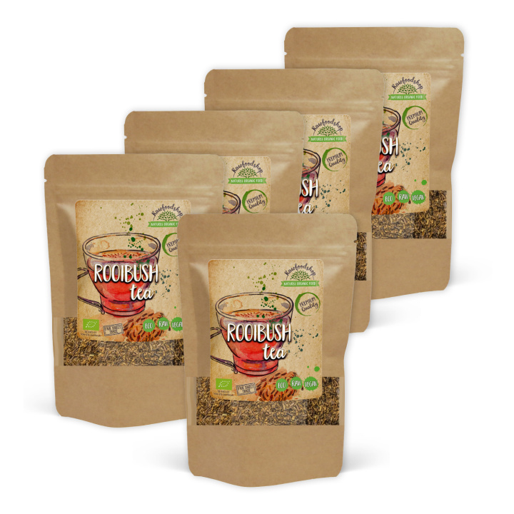 Rooibush Te EKO 100g x 5 paket i gruppen Råvaror & Dryck / Drycker / Teer hos Rawfoodshop Scandinavia AB (RBT10-SET5)