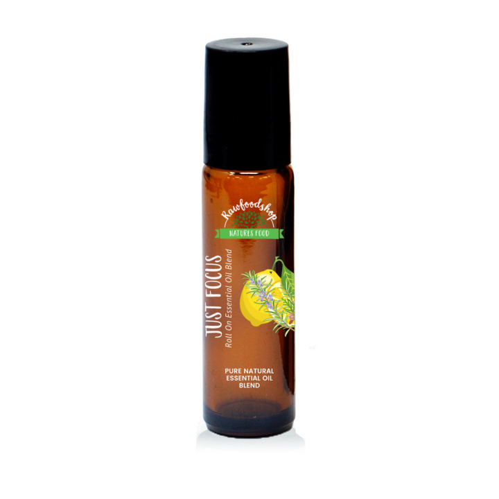 Just Focus Essential Oil Blend Roll On 10ml i gruppen OUTLET 20-80% / Hud & kropp 20-50% / Kampanj - Hud & kropp hos Rawfoodshop Scandinavia AB (REBIUL-05)