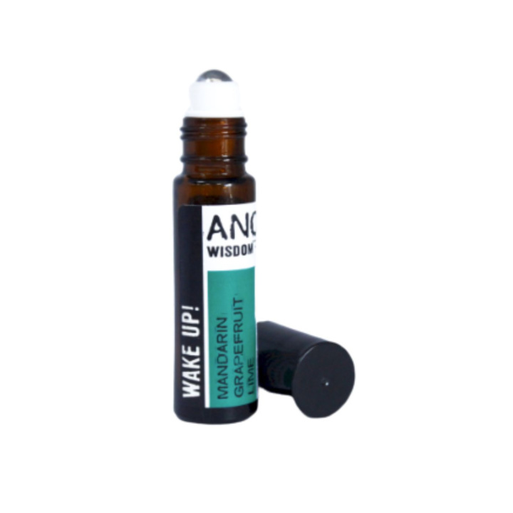 Wake Up Essential Oil Blend Roll On 10ml i gruppen OUTLET 20-80% / Hud & kropp 20-50% / Kampanj - Hud & kropp hos Rawfoodshop Scandinavia AB (REBIUL-06)