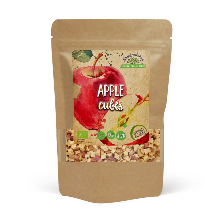 Äpplekuber EKO 500g i gruppen Råvaror & Dryck / Frukt & Bär hos Rawfoodshop Scandinavia AB (RFRU10027-500)