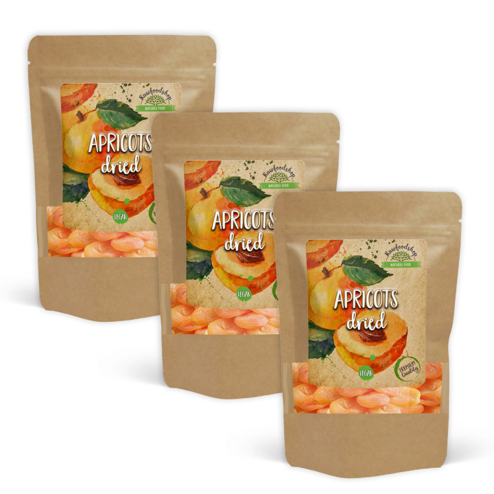 Aprikoser 1kg x 3 paket i gruppen Råvaror & Dryck / Frukt & Bär / Aprikos hos Rawfoodshop Scandinavia AB (RFRU5003501-SET3)