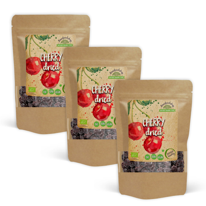 Körsbär EKO 500g x 3 paket i gruppen Råvaror & Dryck / Frukt & Bär hos Rawfoodshop Scandinavia AB (RFRU500372E-SET3)