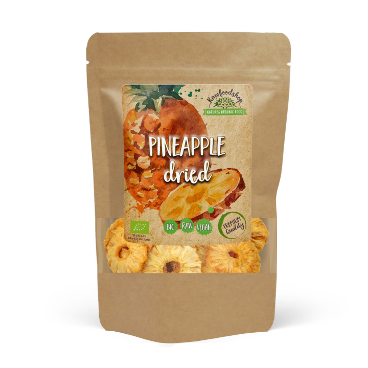 Ananas EKO 500g i gruppen Råvaror & Dryck / Frukt & Bär / Ananas hos Rawfoodshop Scandinavia AB (RFRU500761E)