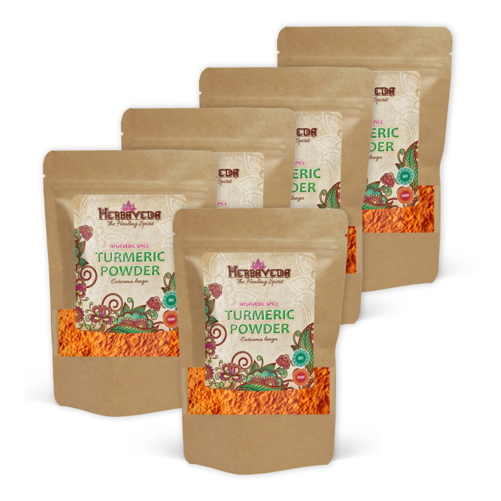 Gurkmeja EKO 1kg x 5 paket i gruppen Råvaror & Dryck / Skafferiet / Kryddor & Salt hos Rawfoodshop Scandinavia AB (RKRY500164E-SET5)