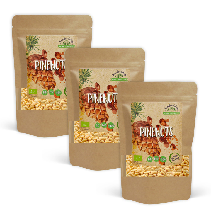 Pinjenötter EKO 100g x 3 paket i gruppen Råvaror & Dryck / Nötter / Pinjenötter hos Rawfoodshop Scandinavia AB (RNOT100461E-SET3)