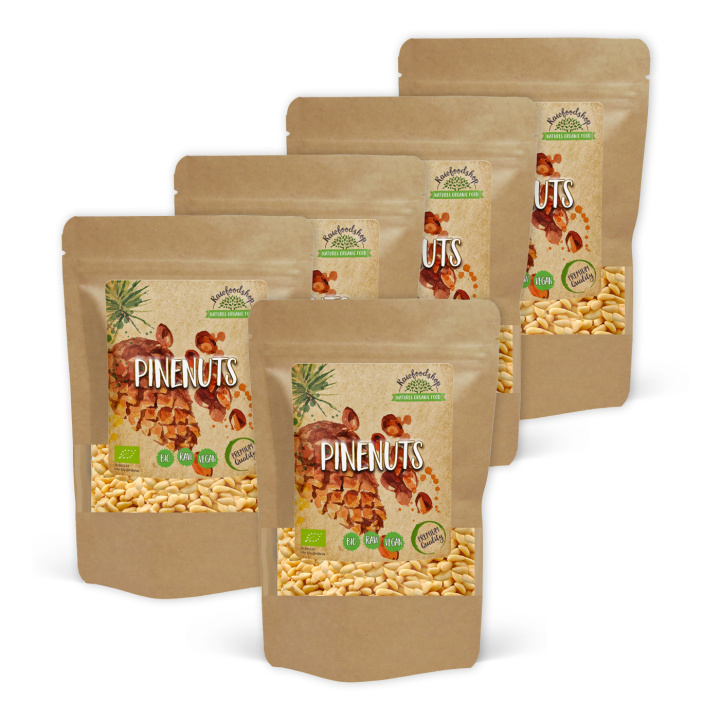Pinjenötter EKO 100g x 5 paket i gruppen Råvaror & Dryck / Nötter / Pinjenötter hos Rawfoodshop Scandinavia AB (RNOT100461E-SET5)