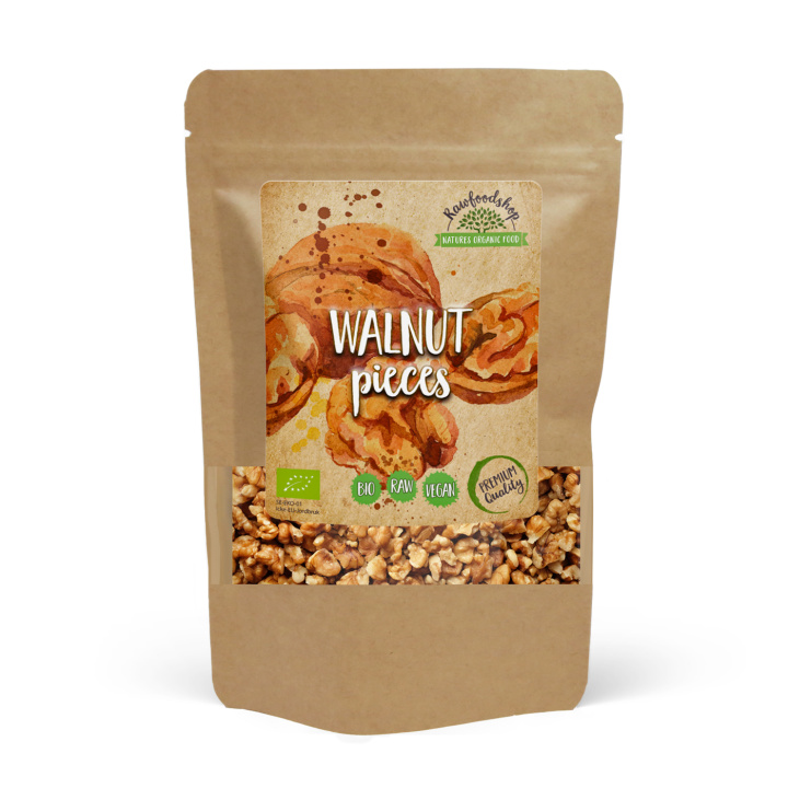 Valnötter i bitar RAW EKO 250g i gruppen Råvaror & Dryck / Nötter / Valnötter hos Rawfoodshop Scandinavia AB (RNOT1)