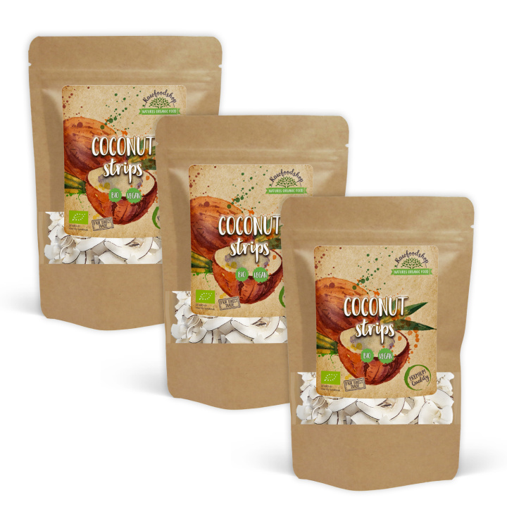 Kokoschips Premium EKO 500g x 3 paket i gruppen Råvaror & Dryck / Nötter / Kokos hos Rawfoodshop Scandinavia AB (RNOT200411E5-SET3)