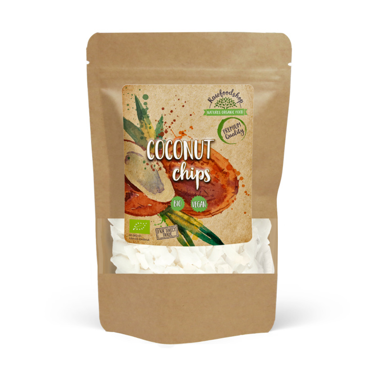 Kokoschips Premium EKO 500g i gruppen Råvaror & Dryck / Nötter / Kokos hos Rawfoodshop Scandinavia AB (RNOT200411E5)