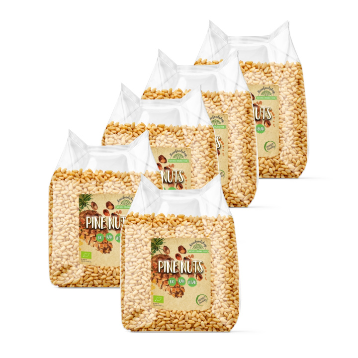 Pinjenötter EKO 250g x 5 paket i gruppen Råvaror & Dryck / Nötter / Pinjenötter hos Rawfoodshop Scandinavia AB (RNOT250462E -SET5)