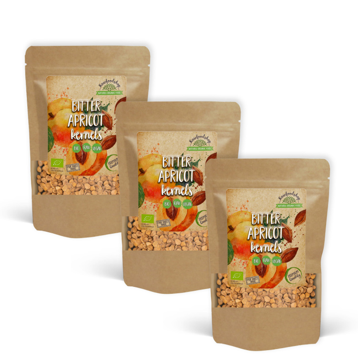 Aprikoskärnor Bittra EKO 500g x 3 paket i gruppen Råvaror & Dryck / Nötter / Aprikoskärnor hos Rawfoodshop Scandinavia AB (RNOT500305E-SET3)