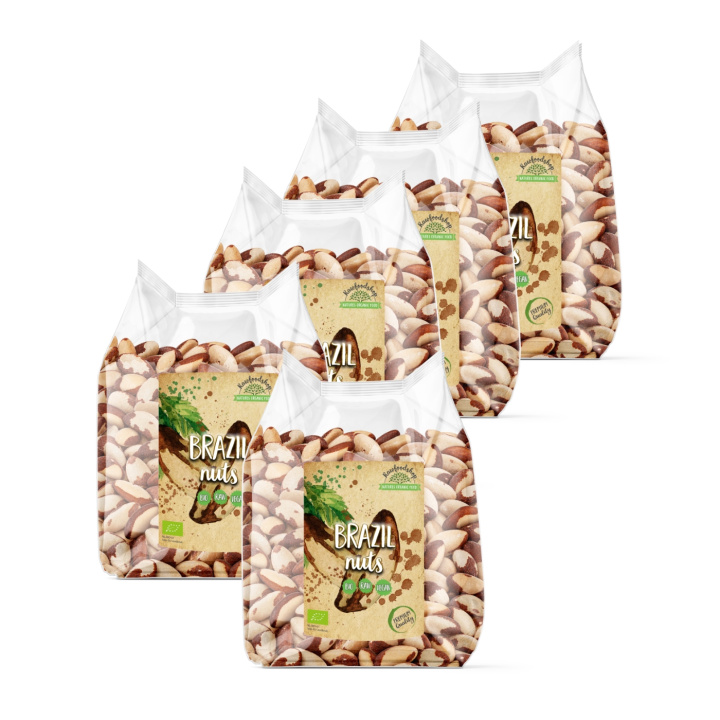 Paranötter Premium RAW EKO 500g x 5 paket i gruppen Råvaror & Dryck / Nötter / Paranötter hos Rawfoodshop Scandinavia AB (RNOT500454E-SET5)