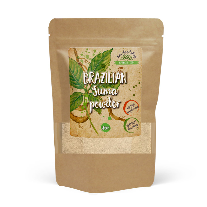 Braziliansk Suma Pulver 250g i gruppen Kosttillskott / Örter & Växter / Örter hos Rawfoodshop Scandinavia AB (RPUL100320L-250)
