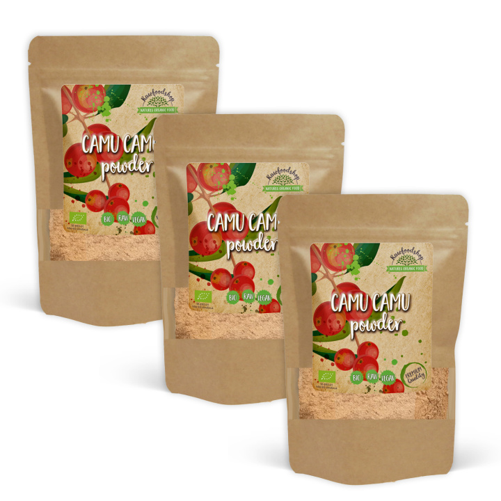 Camu Camu Pulver EKO 125g x 3 paket i gruppen Råvaror & Dryck / Frukt & Bär / Fruktpulver hos Rawfoodshop Scandinavia AB (RPUL100321E-SET3)