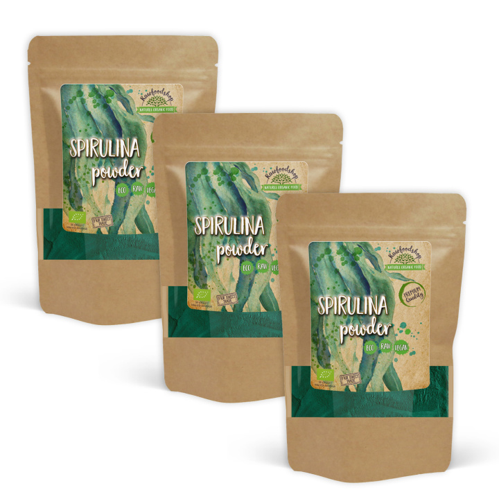 Spirulinapulver EKO 125g x 3 paket i gruppen Råvaror & Dryck / Hälsokost / Spirulinapulver hos Rawfoodshop Scandinavia AB (RPUL100513E-SET3)