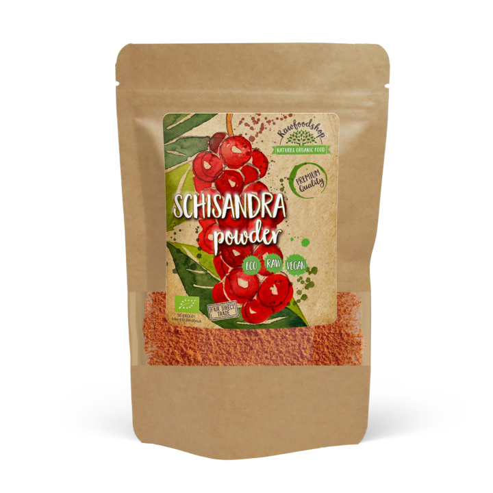 Schisandra Pulver EKO 250g i gruppen Råvaror & Dryck / Frukt & Bär / Fruktpulver hos Rawfoodshop Scandinavia AB (RPUL100540E-250)